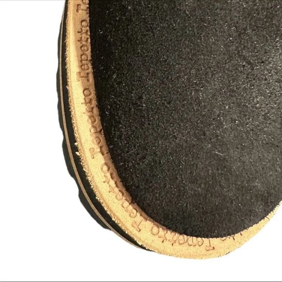 Repetto Light Oxfords Cuir Veritable Black Suede - Picture 8 of 8